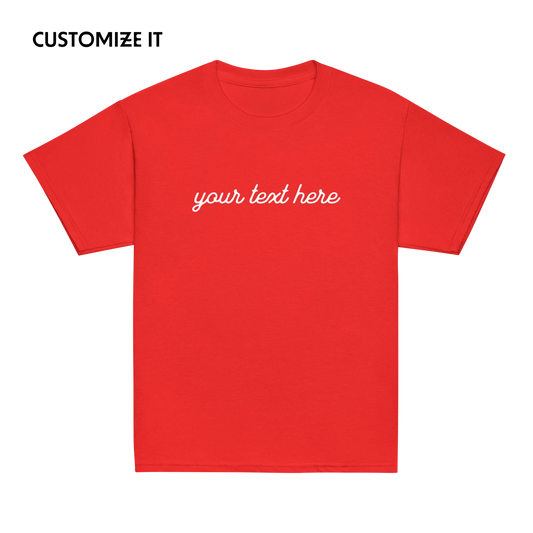 CUSTOM Your Text Baby Tee