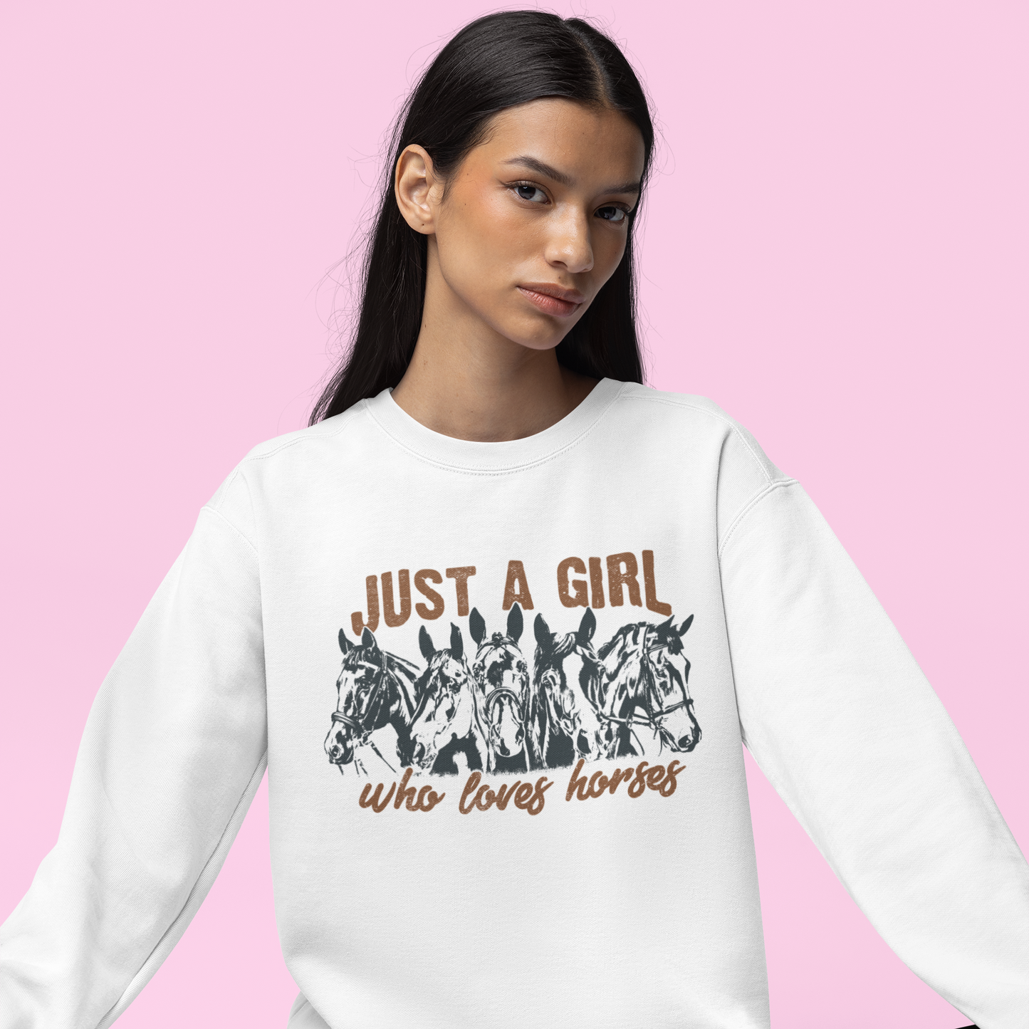 Just a Girl Who Loves Horses Sweatshirt