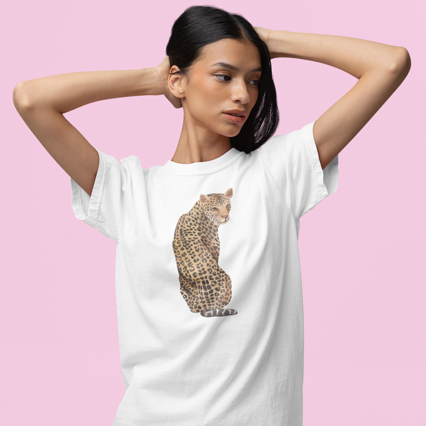 Leopard Watercolor Classic T-Shirt