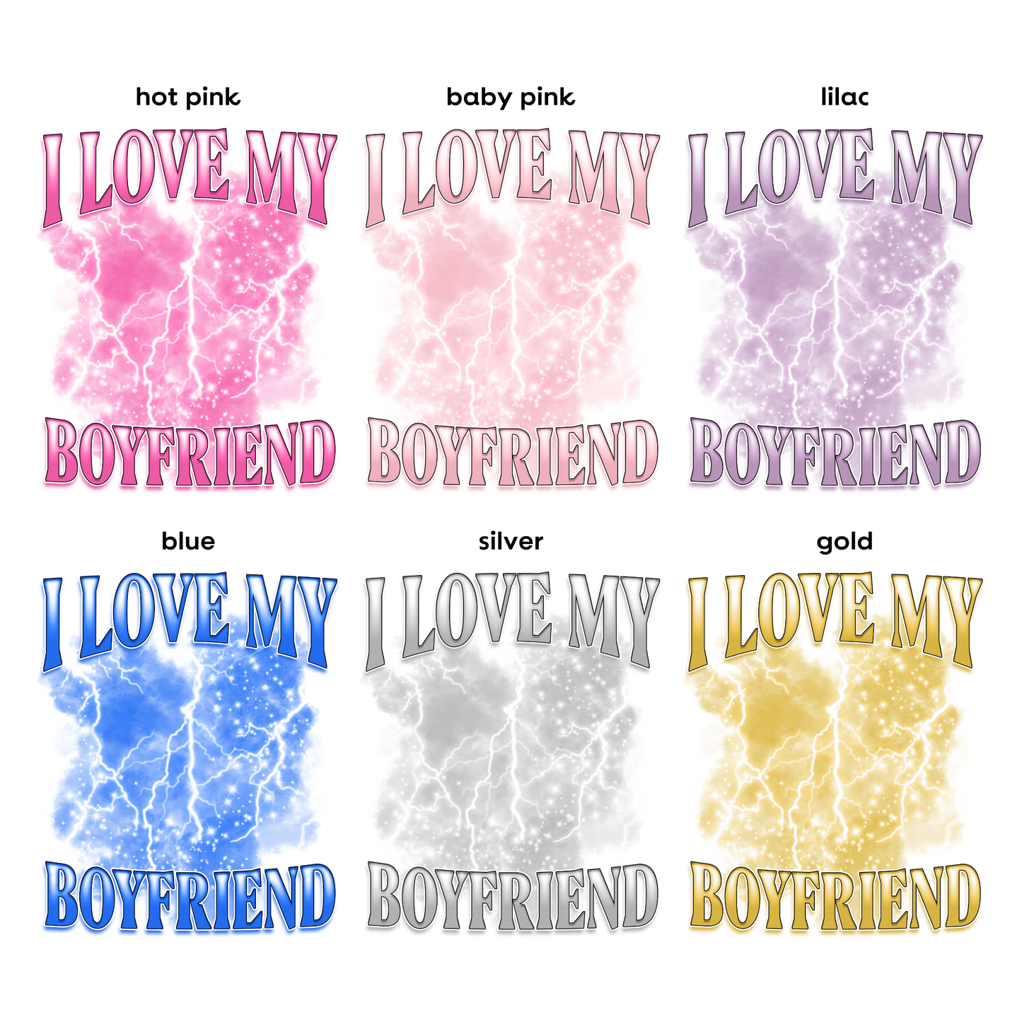 CUSTOM I Love My Boyfriend Photo Bootleg Boxy Tee