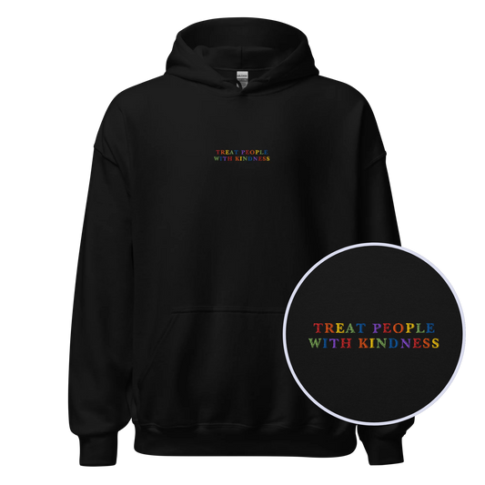 Treat People With Kindness Embroidered Hoodie