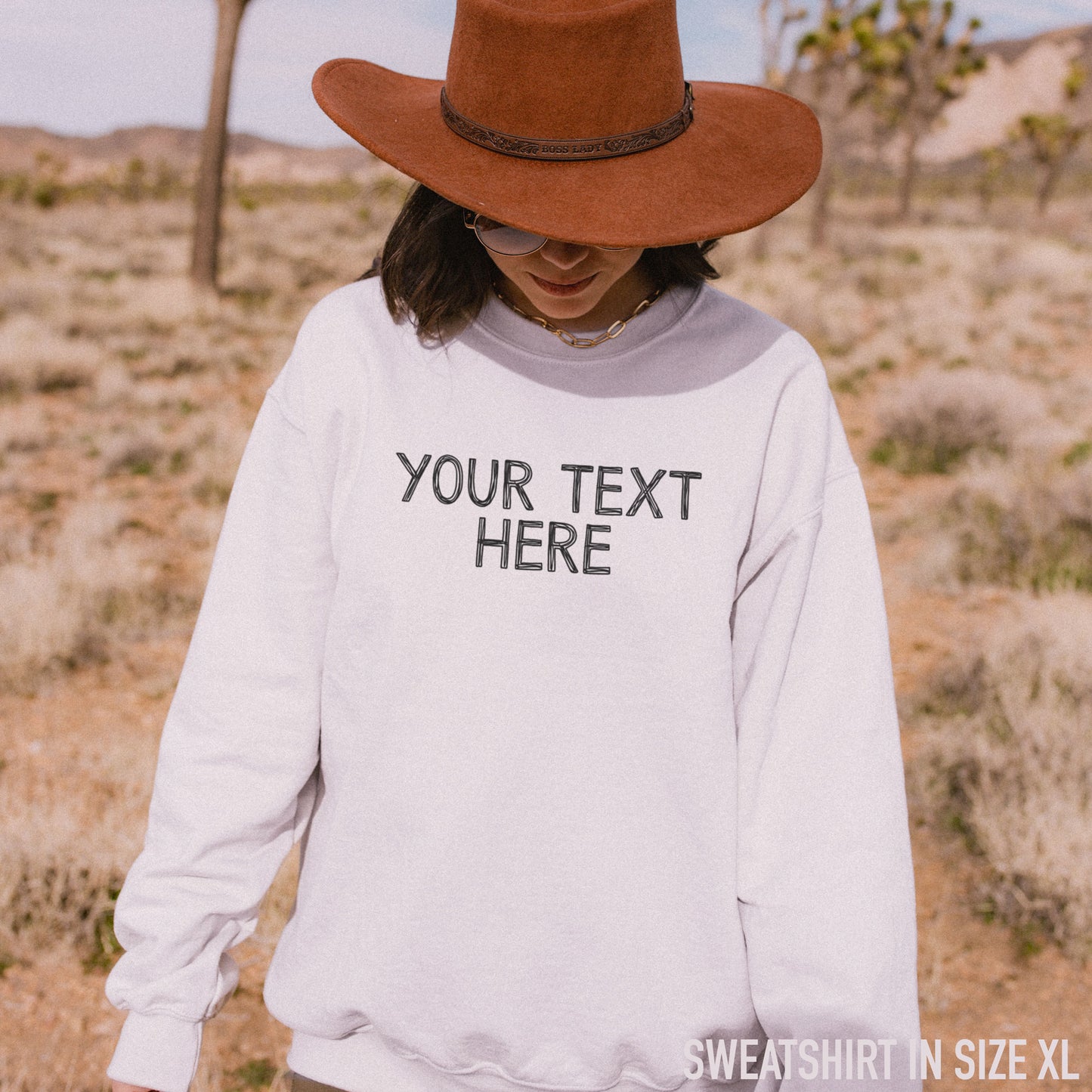 CUSTOM Your Text Scribbles Sweatshirt