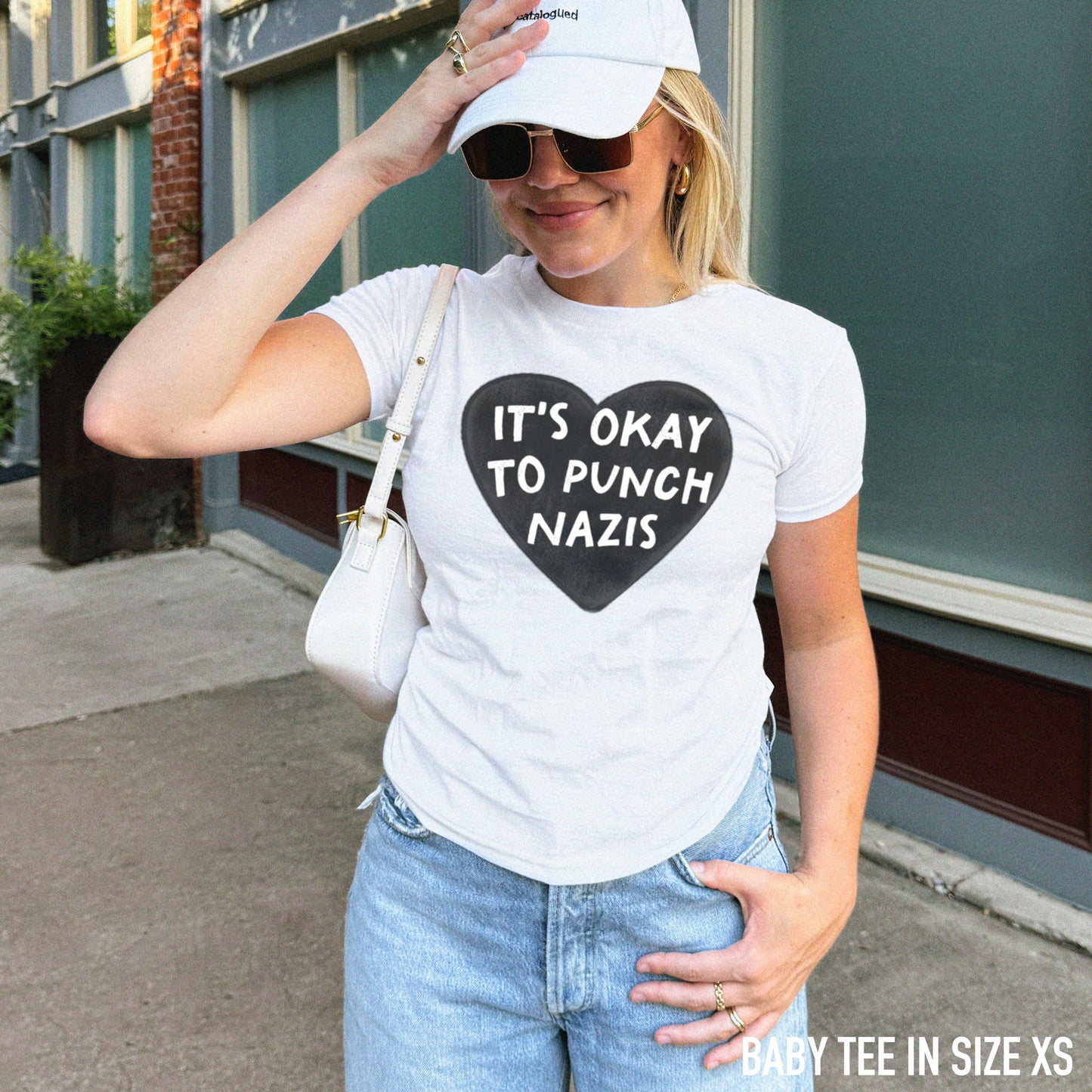 It's Okay to Punch Nazis Baby Tee