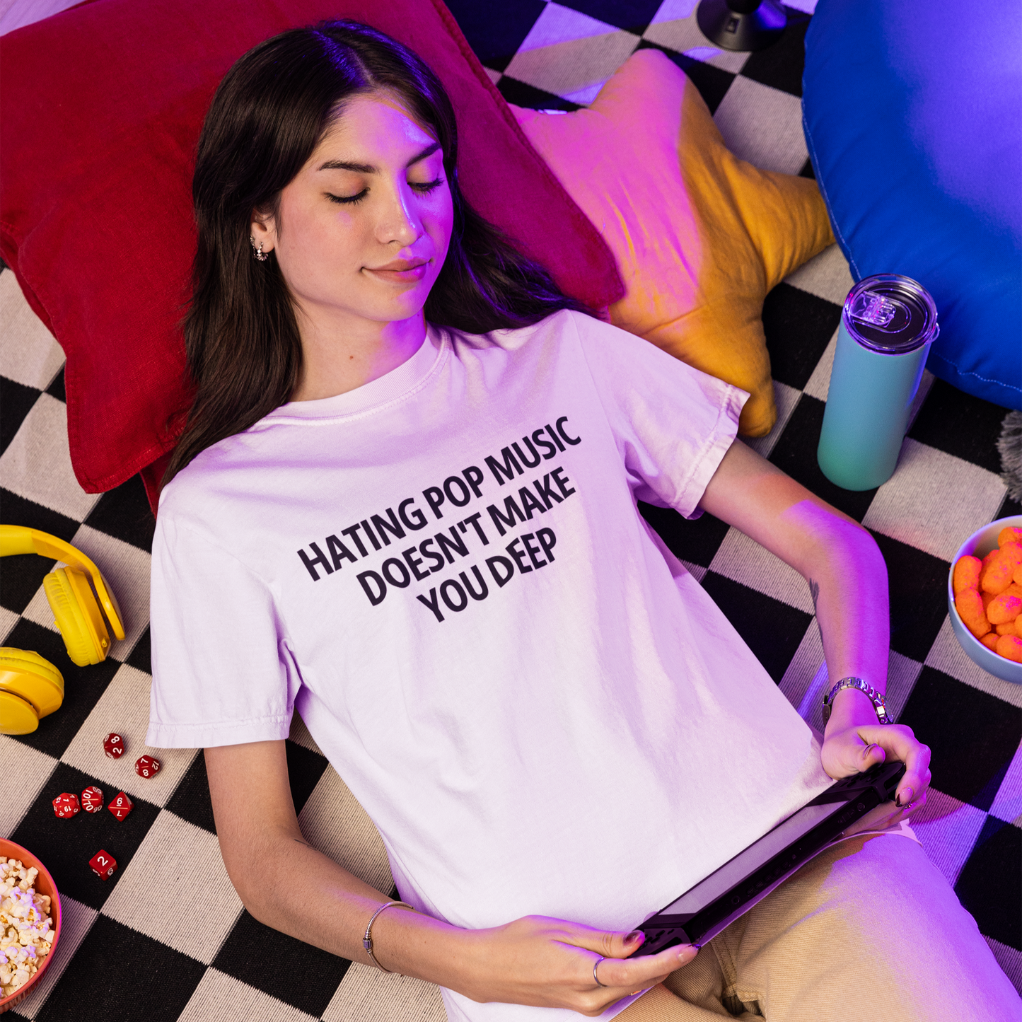 Hating Pop Music Doesn't Make You Deep Classic T-Shirt