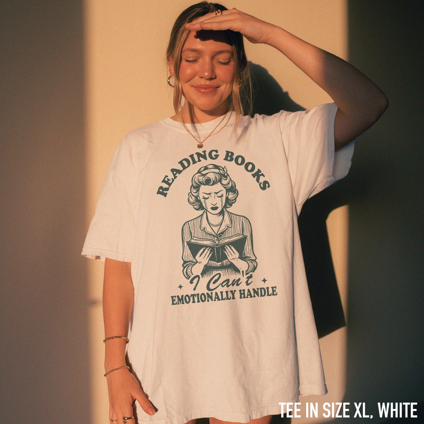Reading Books Can't Emotionally Handle Classic T-Shirt