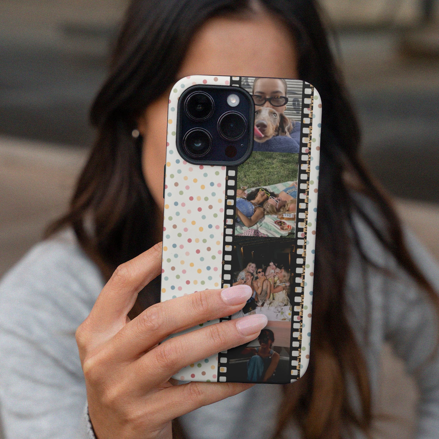 CUSTOM PHOTO Birthday Cake Aesthetic iPhone Case