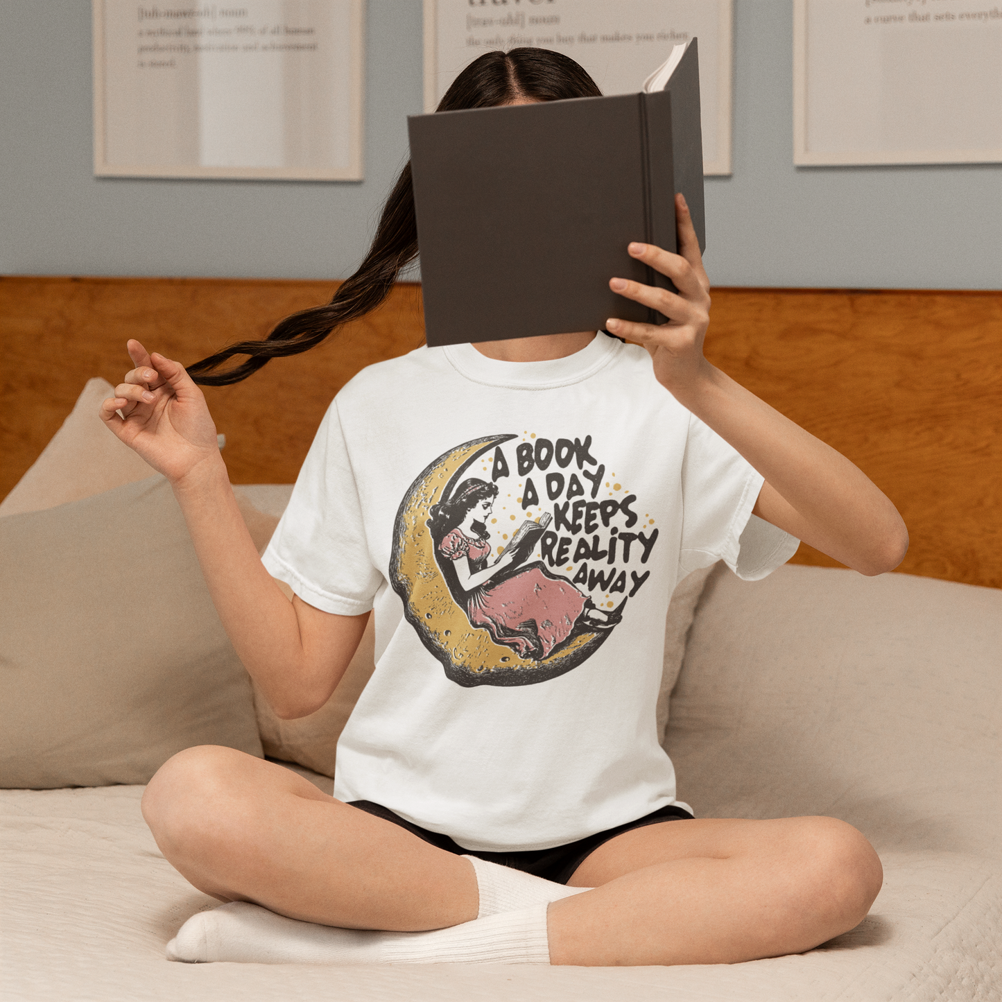 A Book A Day Reality Away Premium T-Shirt