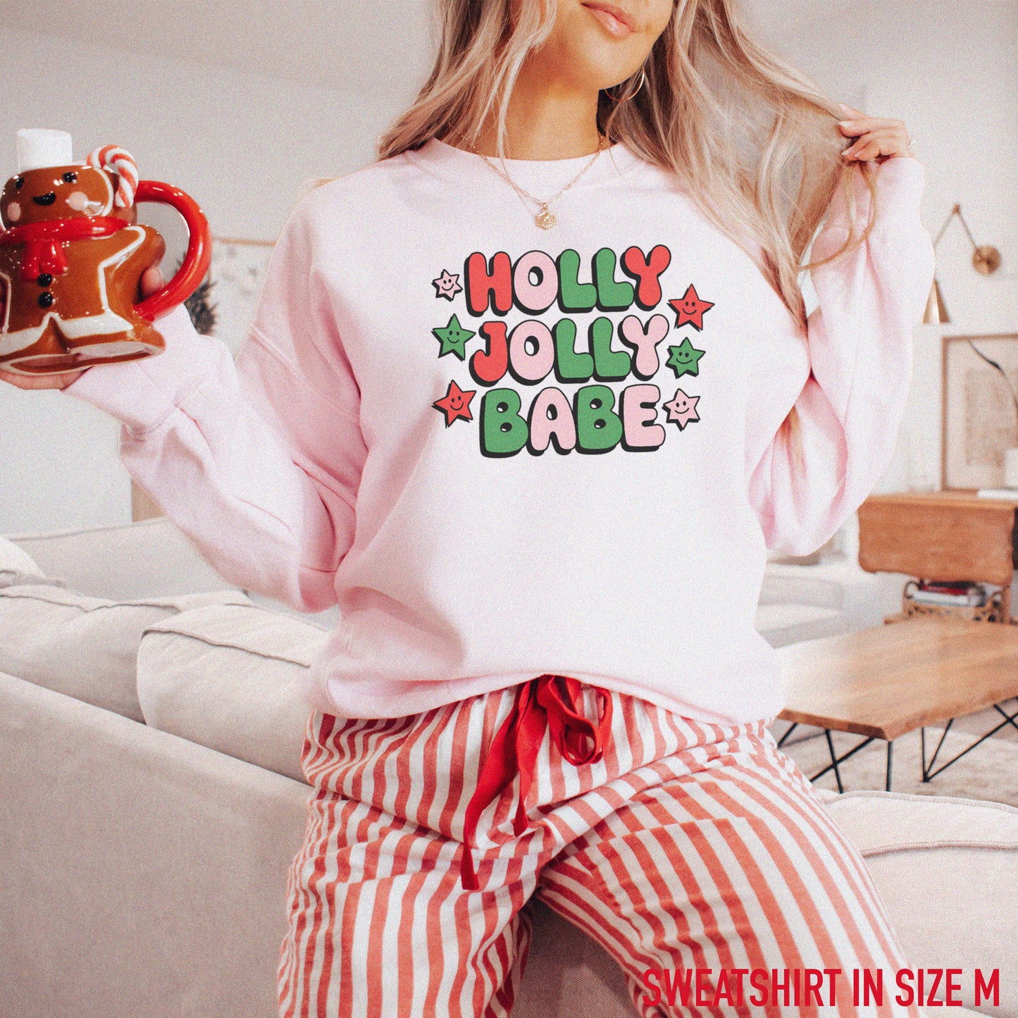 Holly Jolly Babe Christmas Sweatshirt