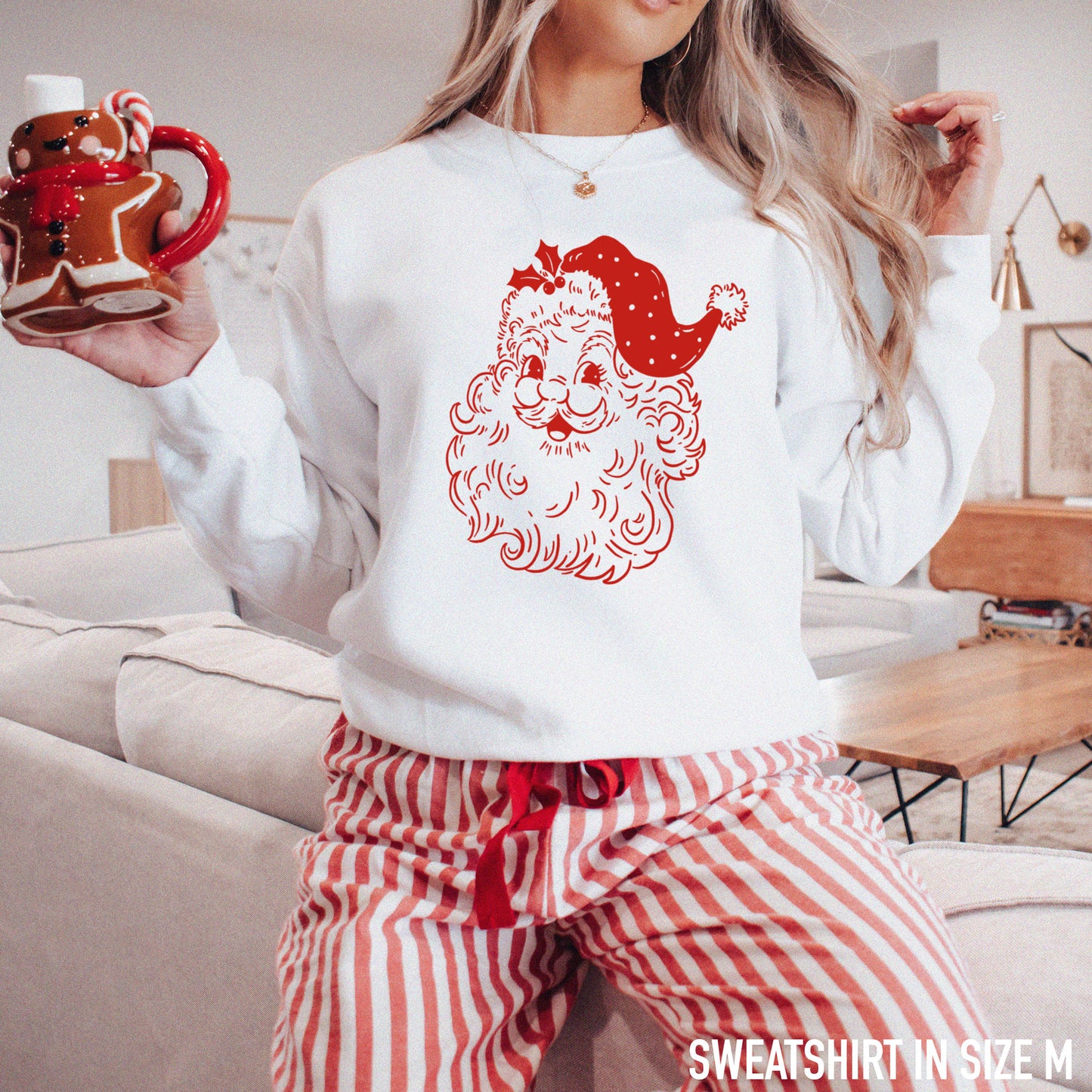 Vintage Santa Christmas Sweatshirt