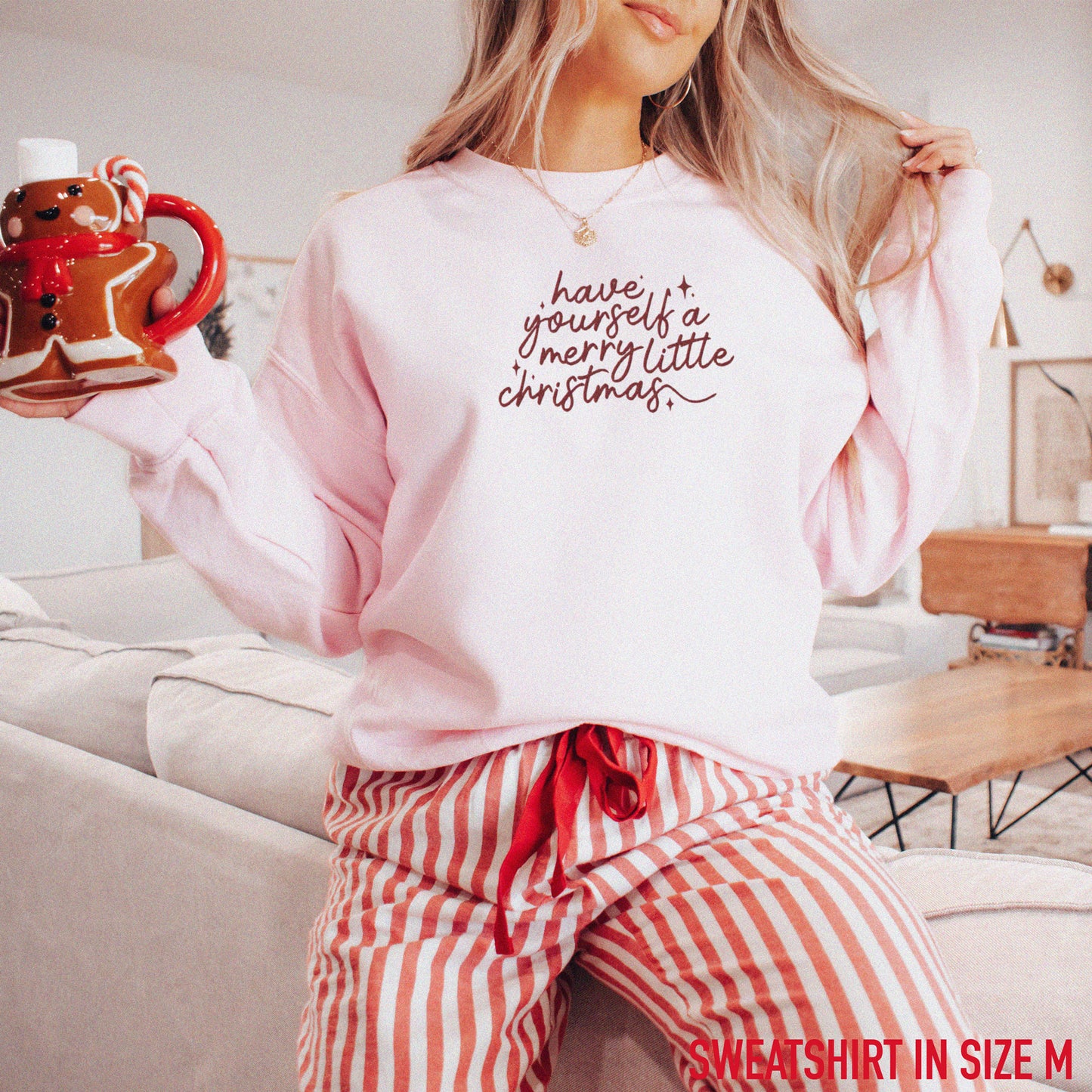 Have Yourself a Merry Little Christmas Embroidered Sweatshirt