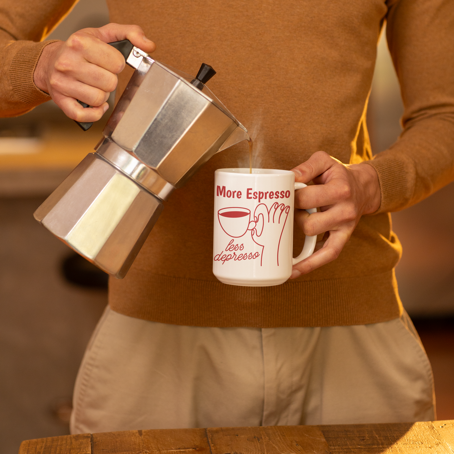 More Espresso Less Depresso Mug