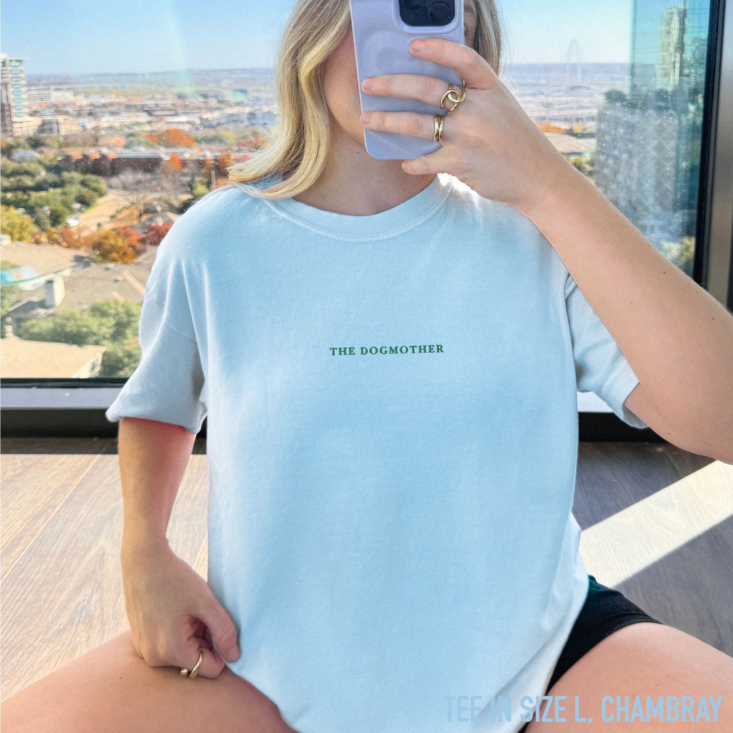 The Dogmother Embroidered Preimum T-Shirt