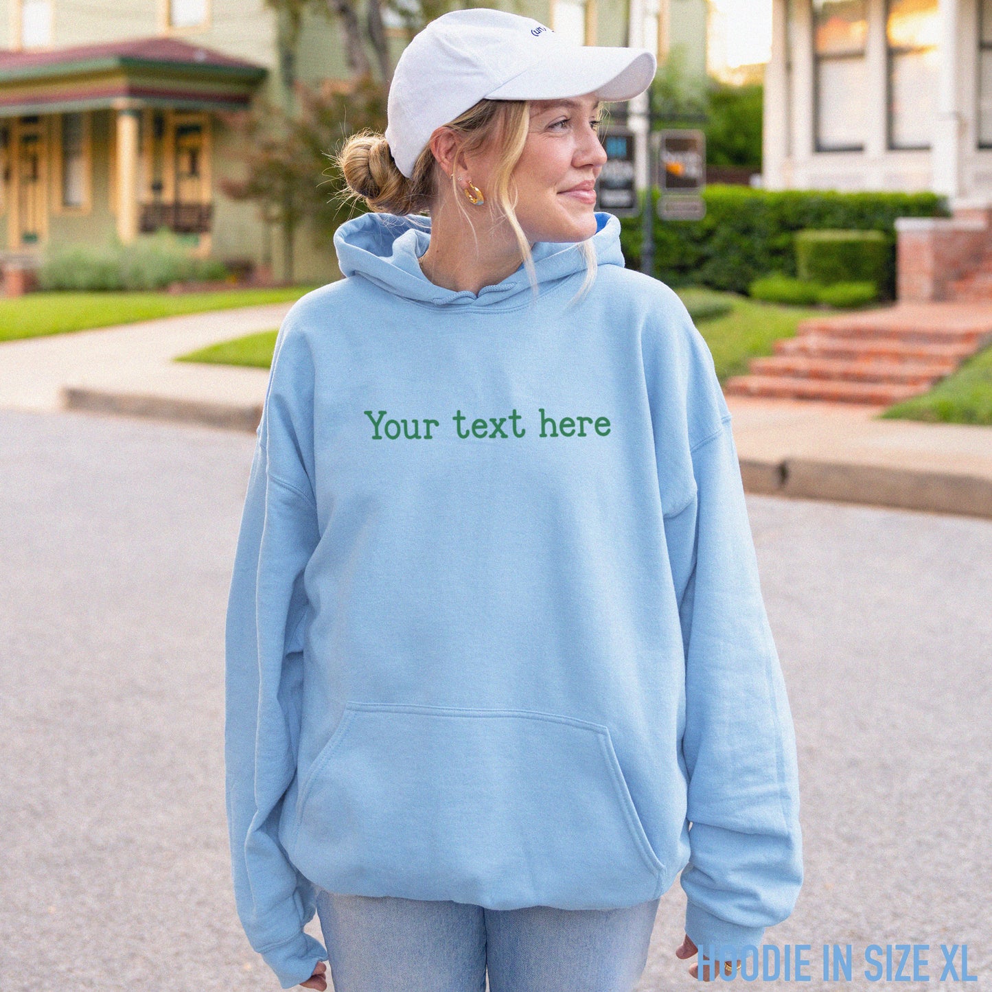 CUSTOM Your Text Typewriter Hoodie