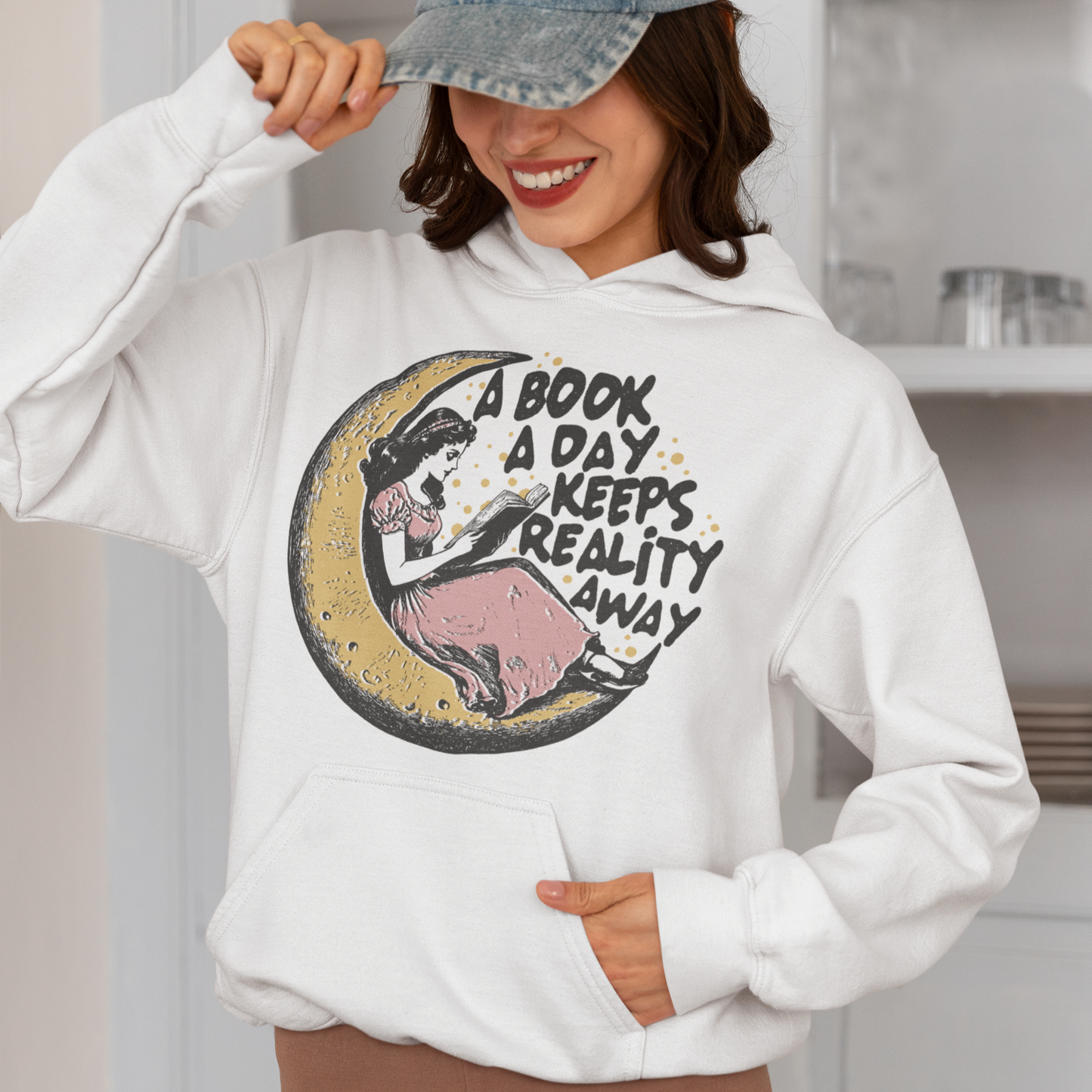 A Book A Day Reality Away Hoodie