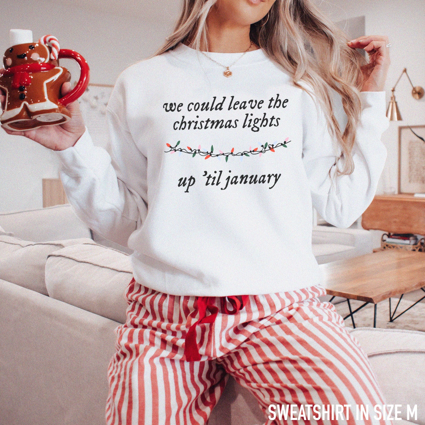 Christmas Lights Lover Crewneck Sweatshirt