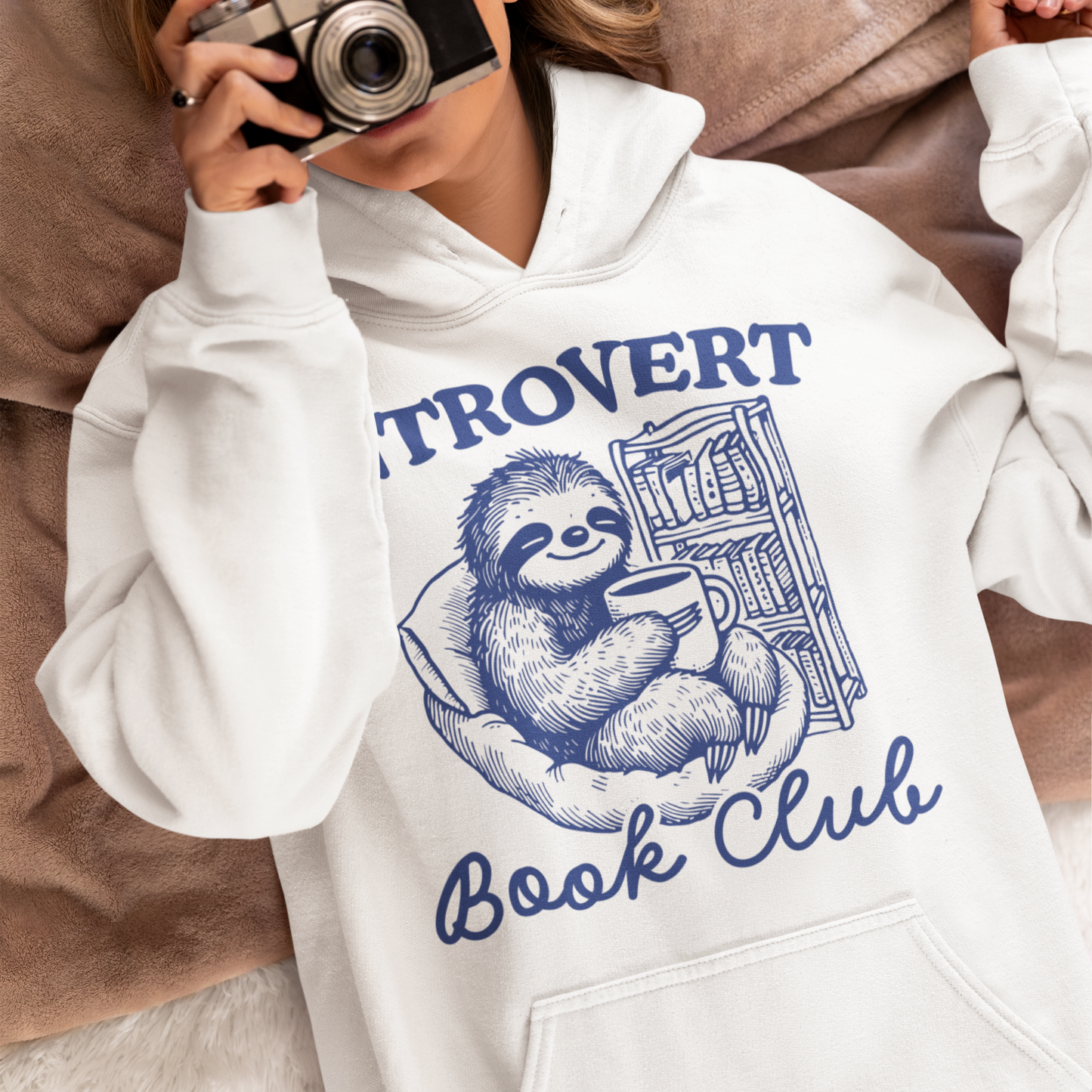 Introvert Book Club Hoodie
