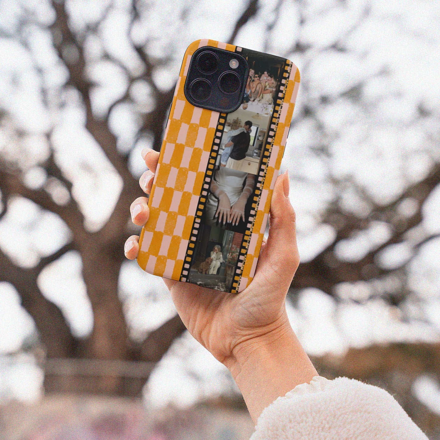 CUSTOM PHOTO Block Party Aesthetic iPhone Case
