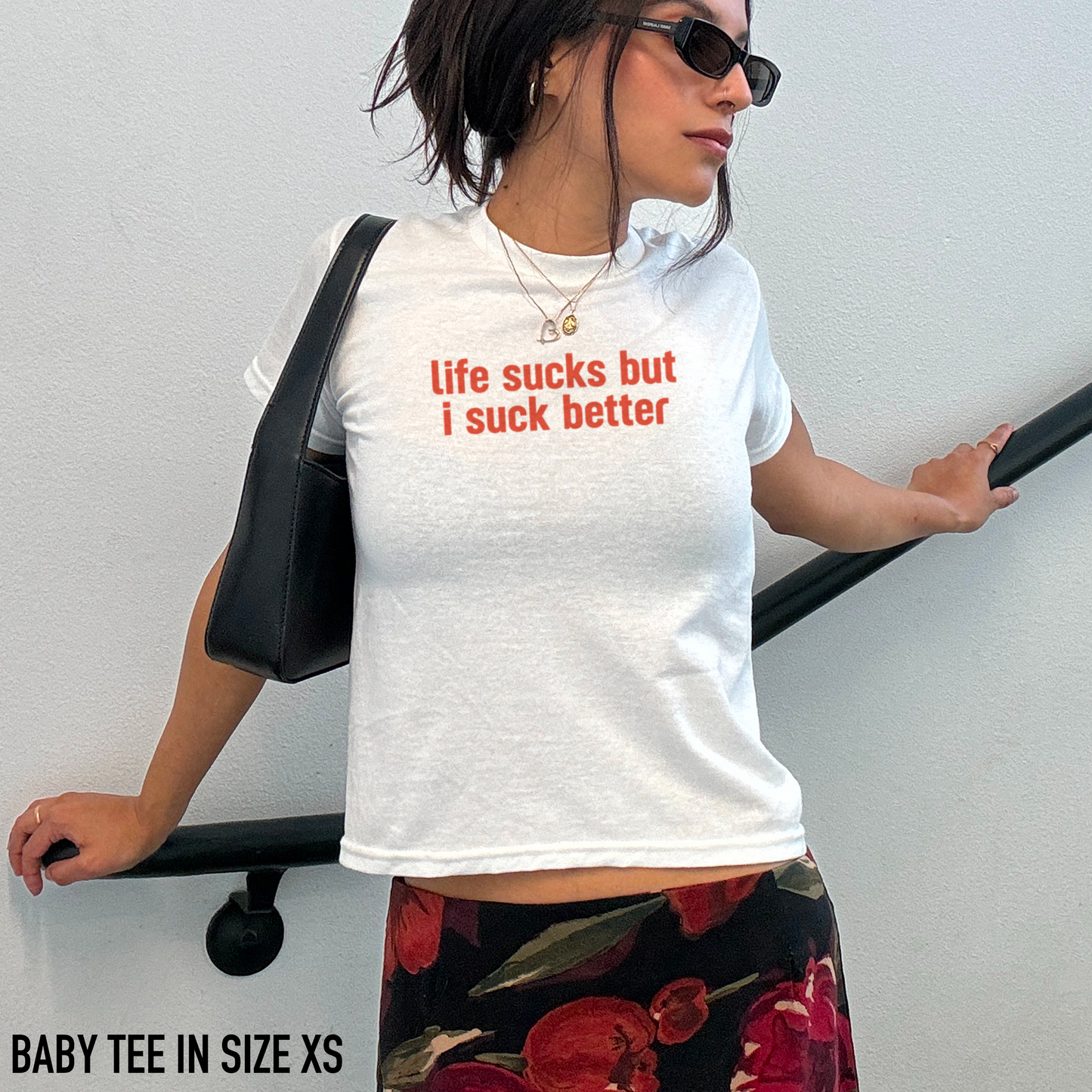Life Sucks but I Suck Better Baby Tee