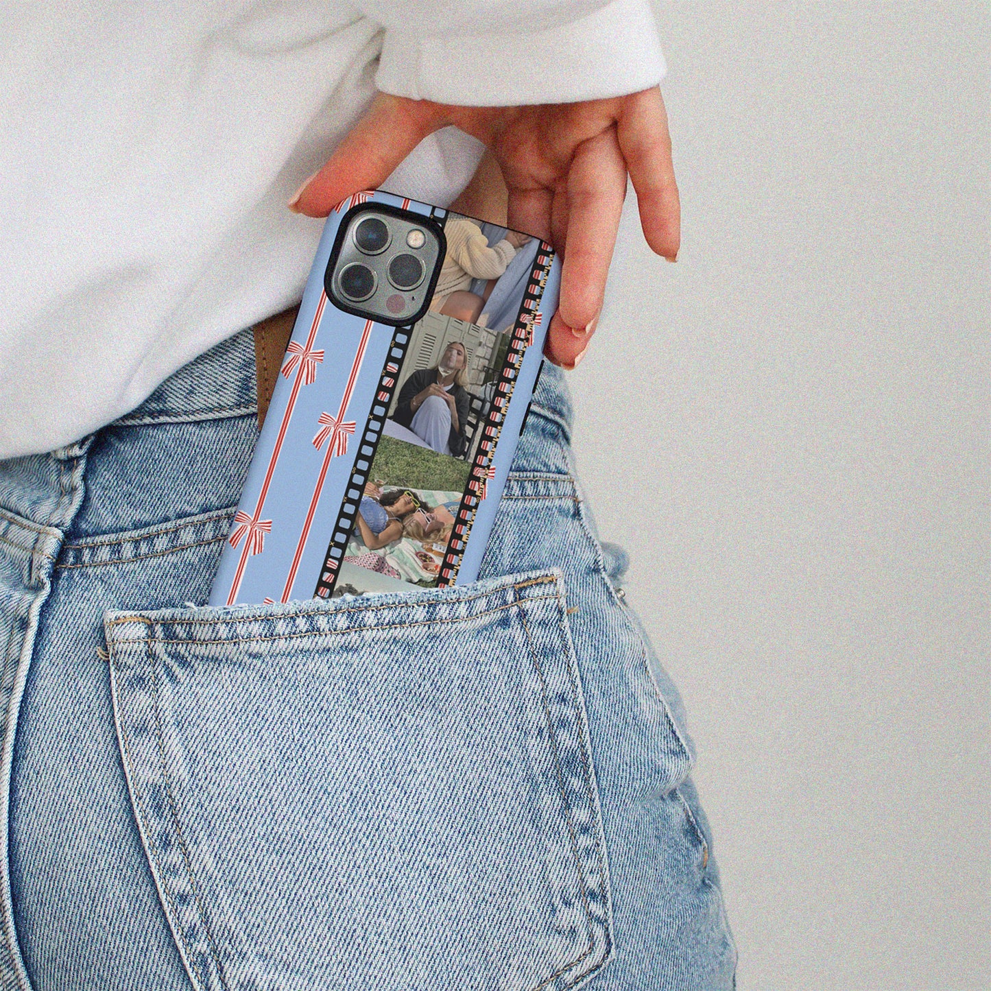 CUSTOM PHOTO Bowtiful Bliss Aesthetic iPhone Case
