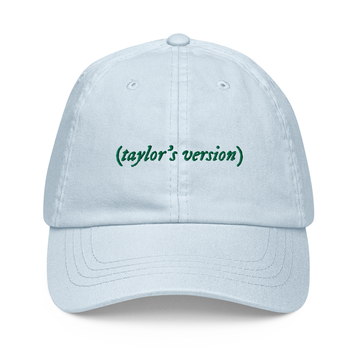 taylor's version Embroidered Pastel Baseball Cap