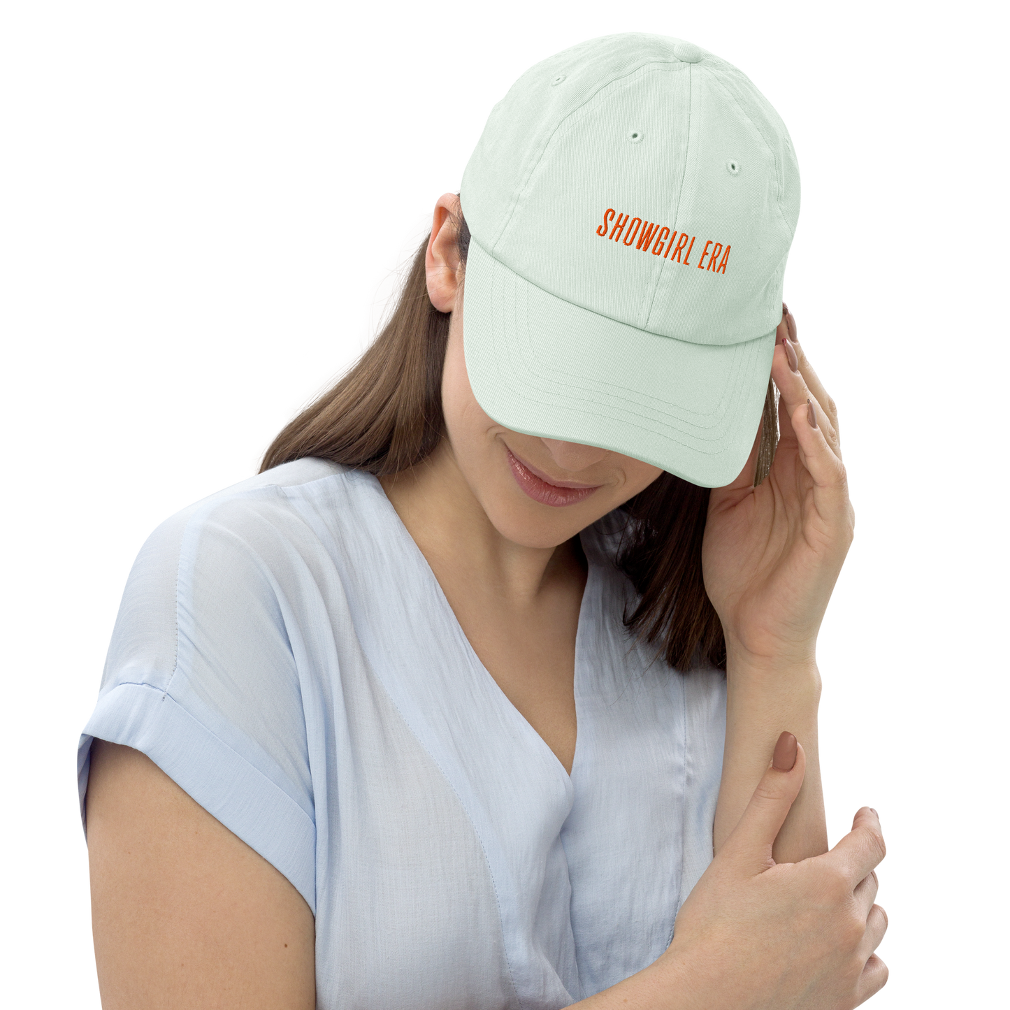 Showgirl Era Embroidered Pastel Baseball Cap