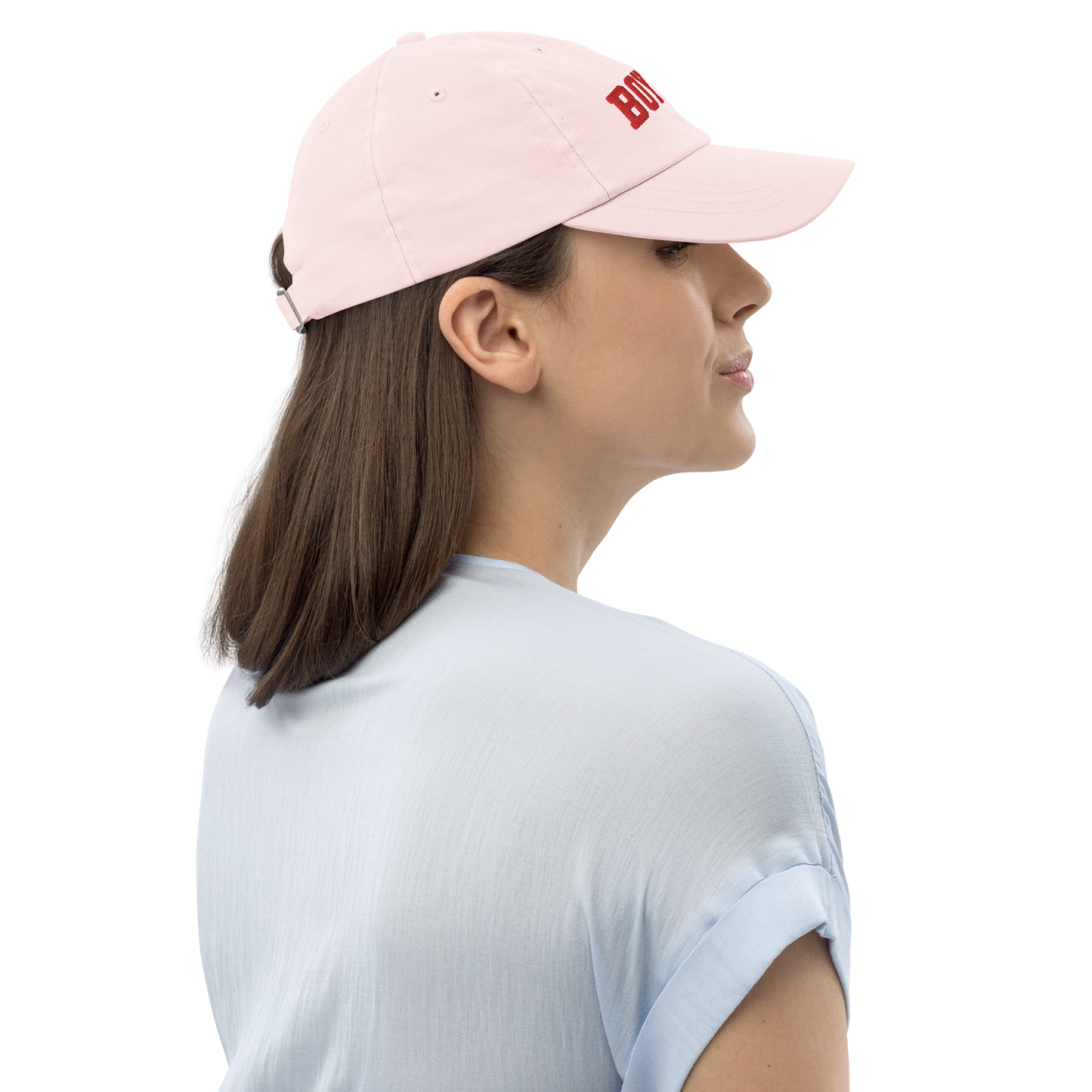 Boy Mum Embroidered Pastel Baseball Cap