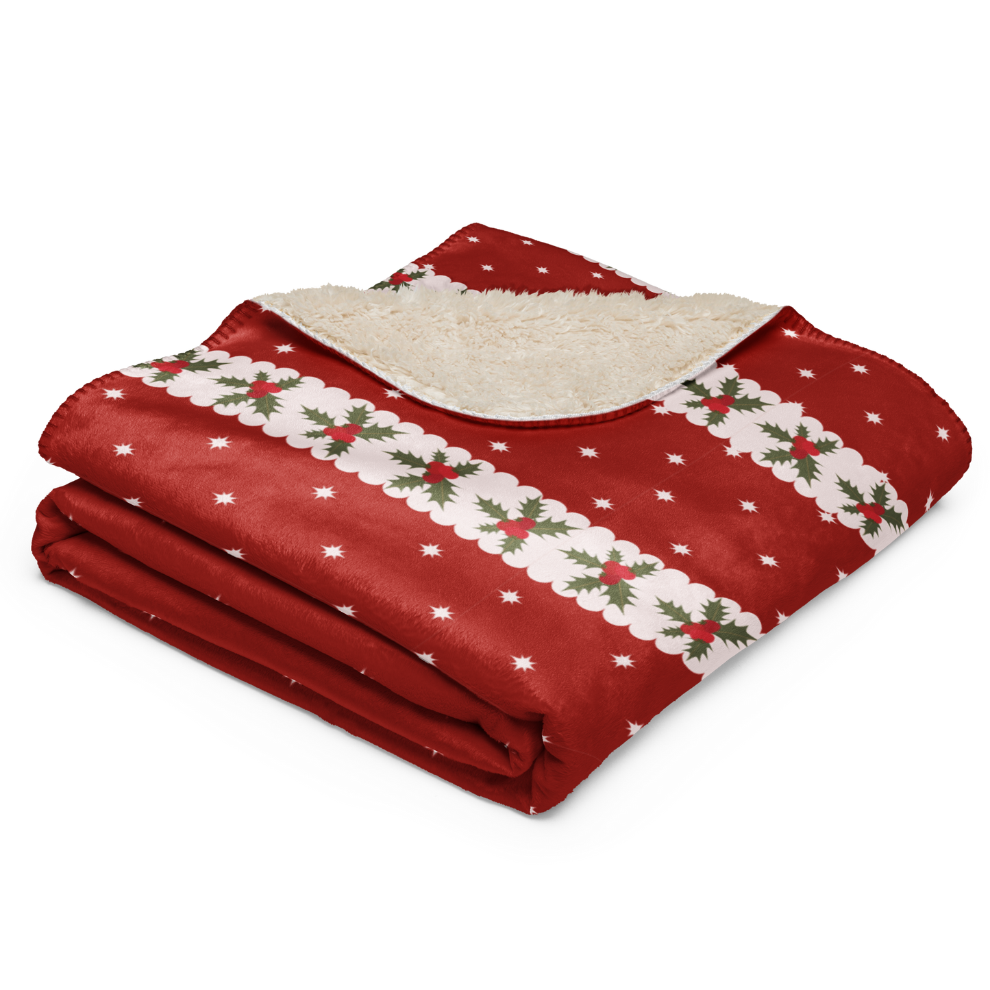 Starlit Christmas Sherpa Blanket