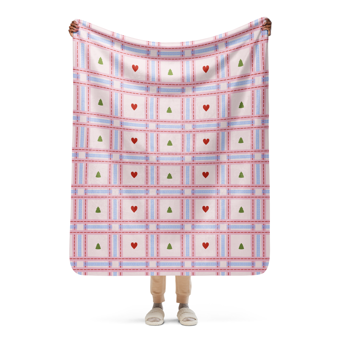 Christmas Love Sherpa Blanket