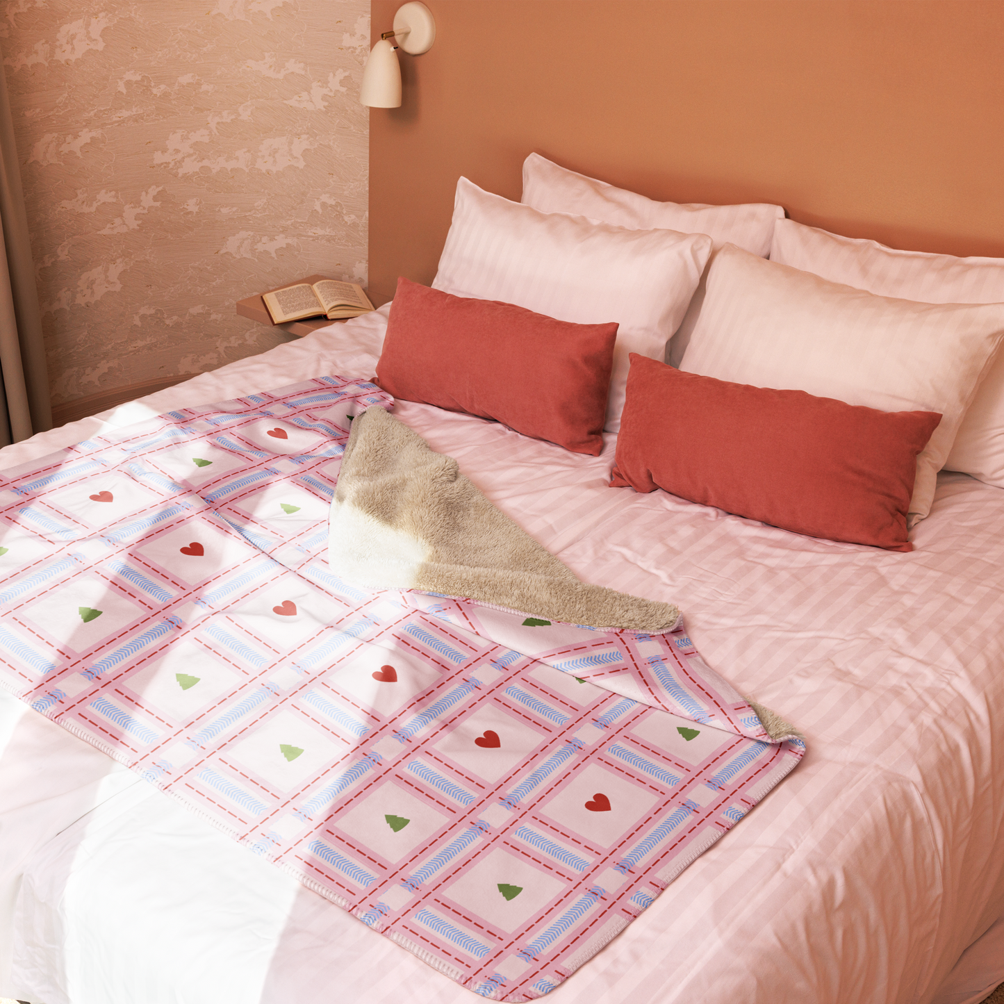 Christmas Love Sherpa Blanket