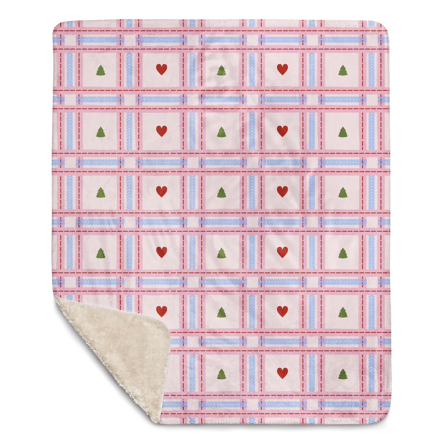 Christmas Love Sherpa Blanket