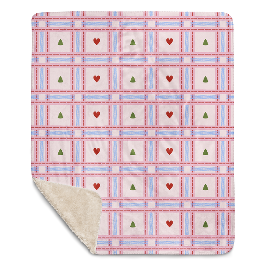 Christmas Love Sherpa Blanket