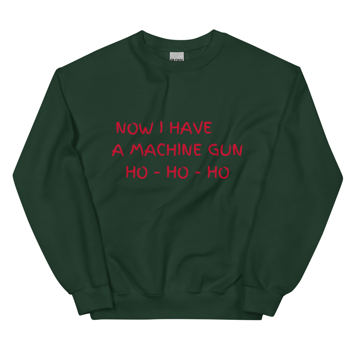 Now I Have a Machine Gun Die Hard Christmas Crewneck Sweatshirt