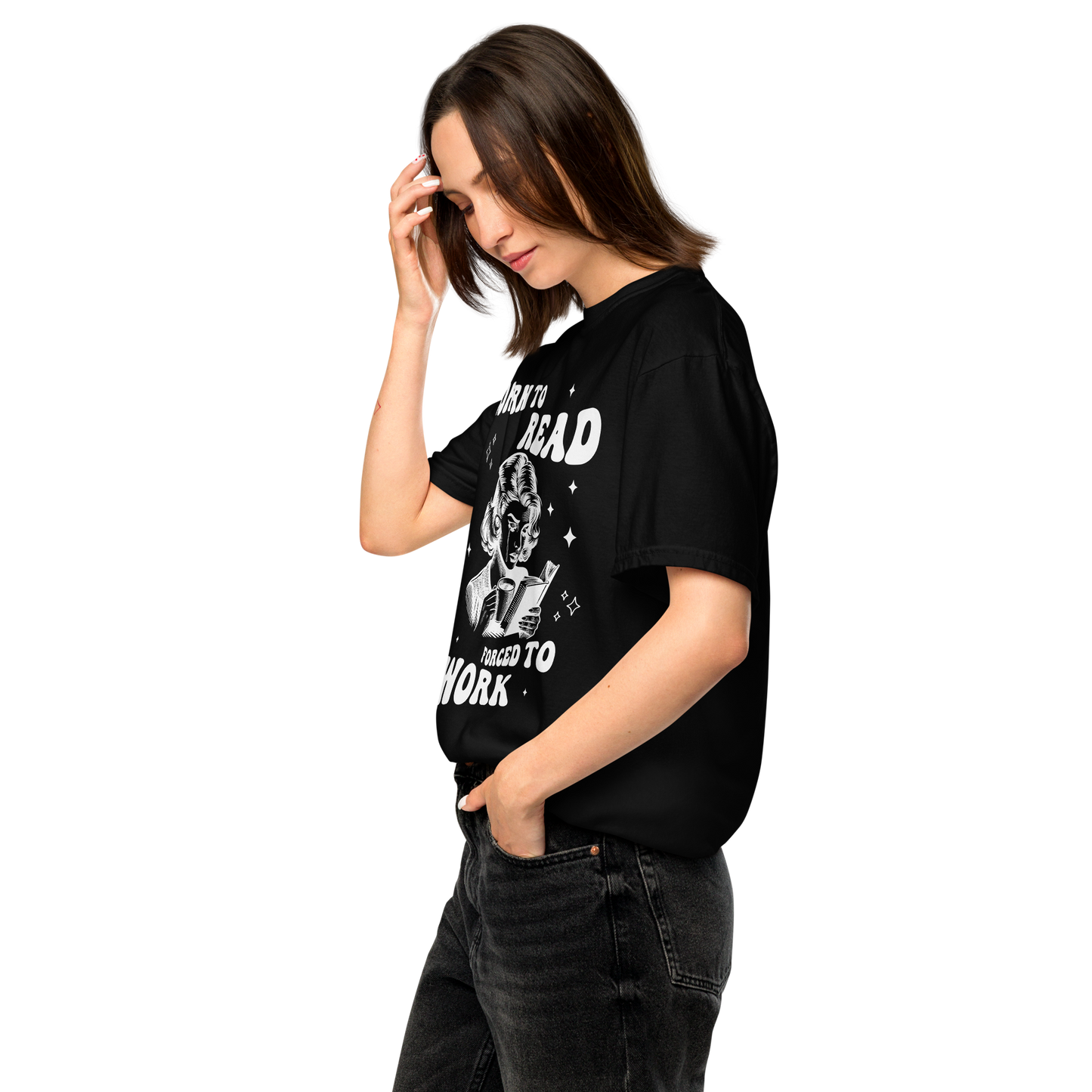 Born to Read, Forced to Work Classic T-Shirt