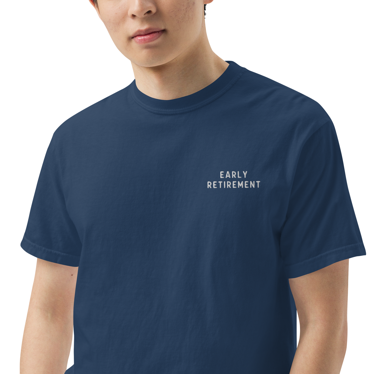 Early Retirement Embroidered Premium T-Shirt