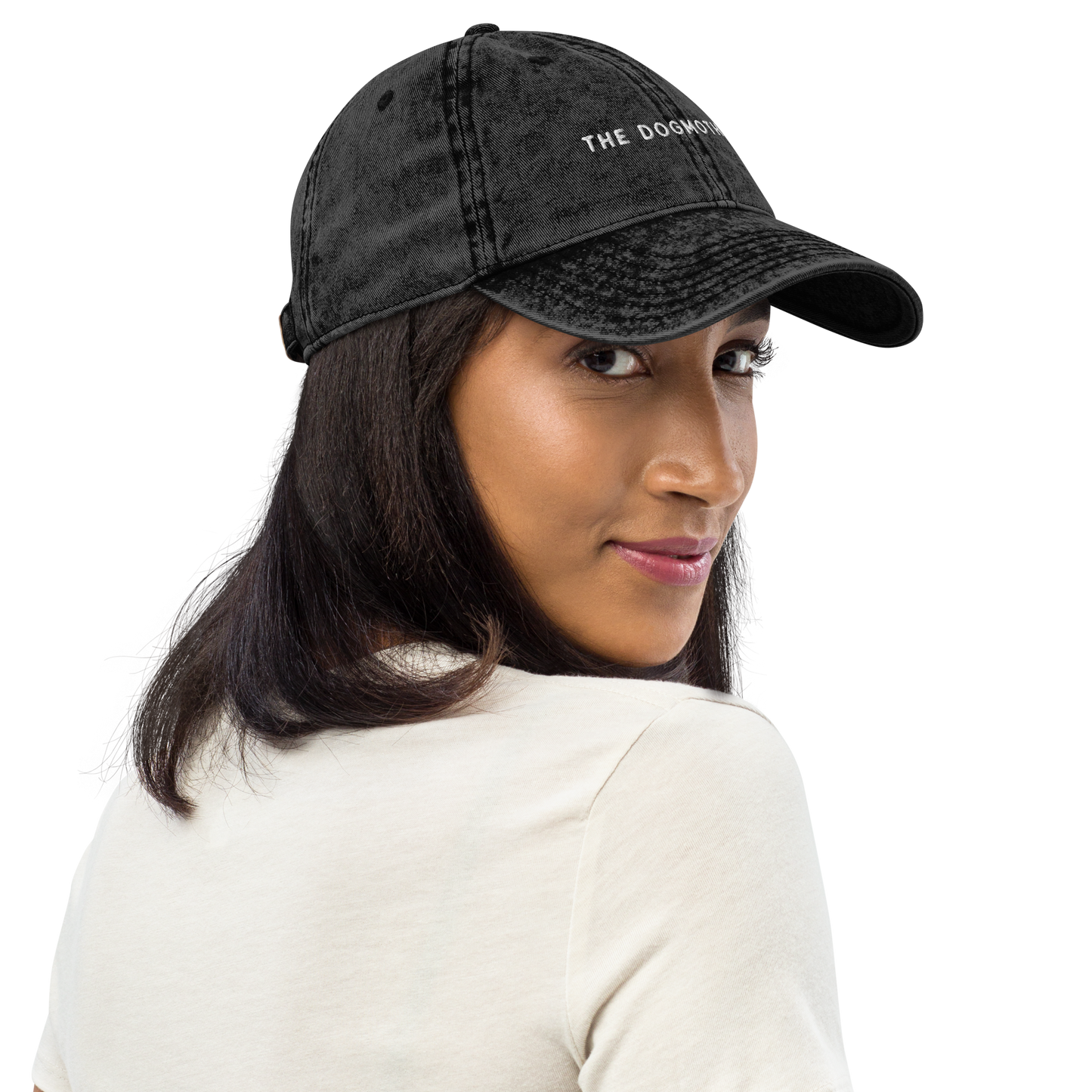 The Dogmother Embroidered Vintage Cap