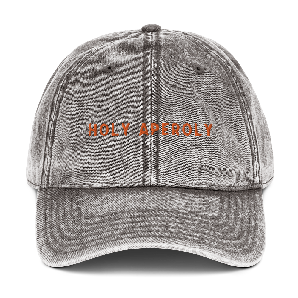 Holy Aperoly Aperol Spritz Embroidered Vintage Cap