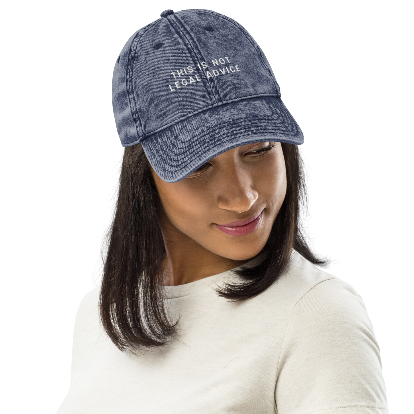 This Is Not Legal Advice Embroidered Vintage Cap