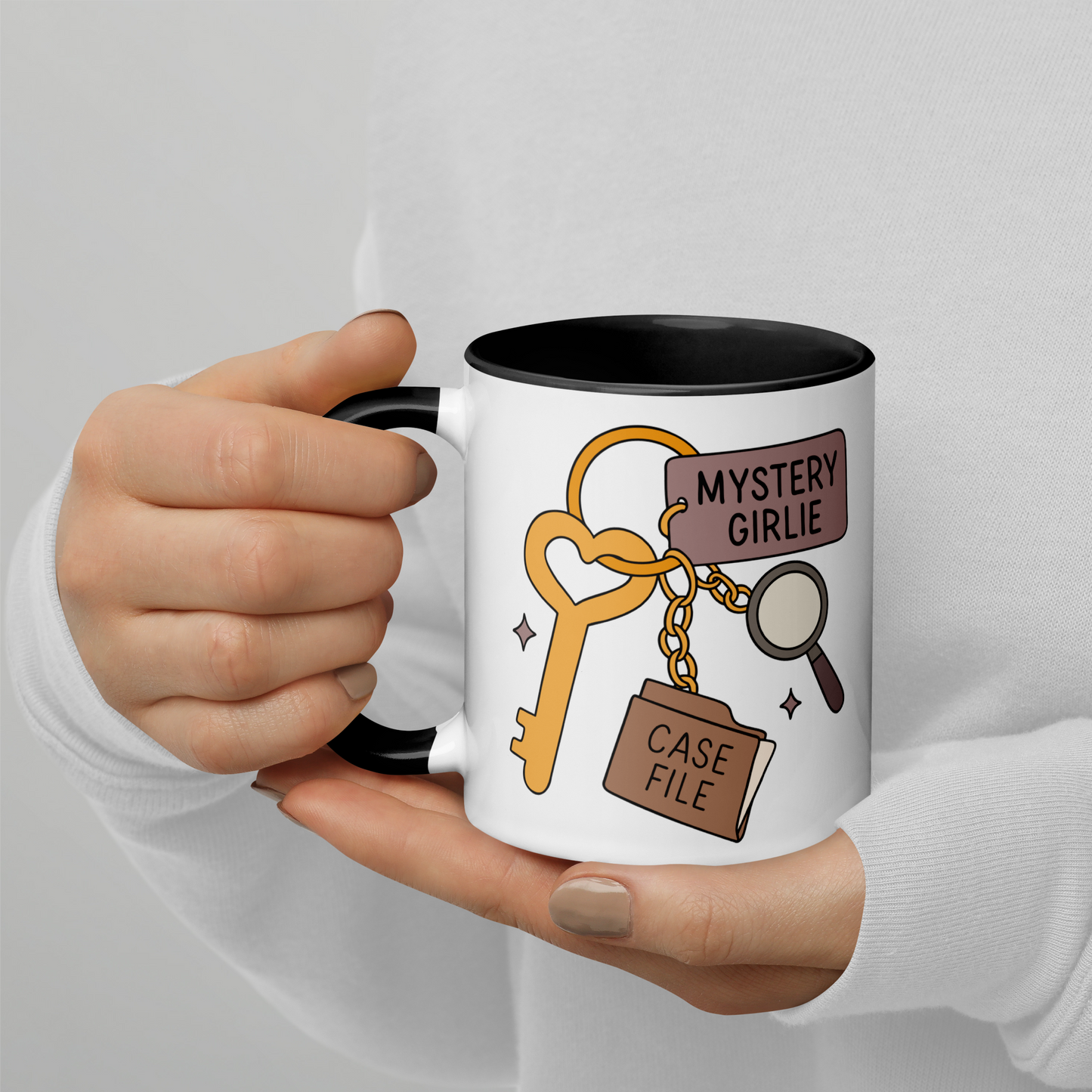 Mystery Girlie Bookish Color Mug