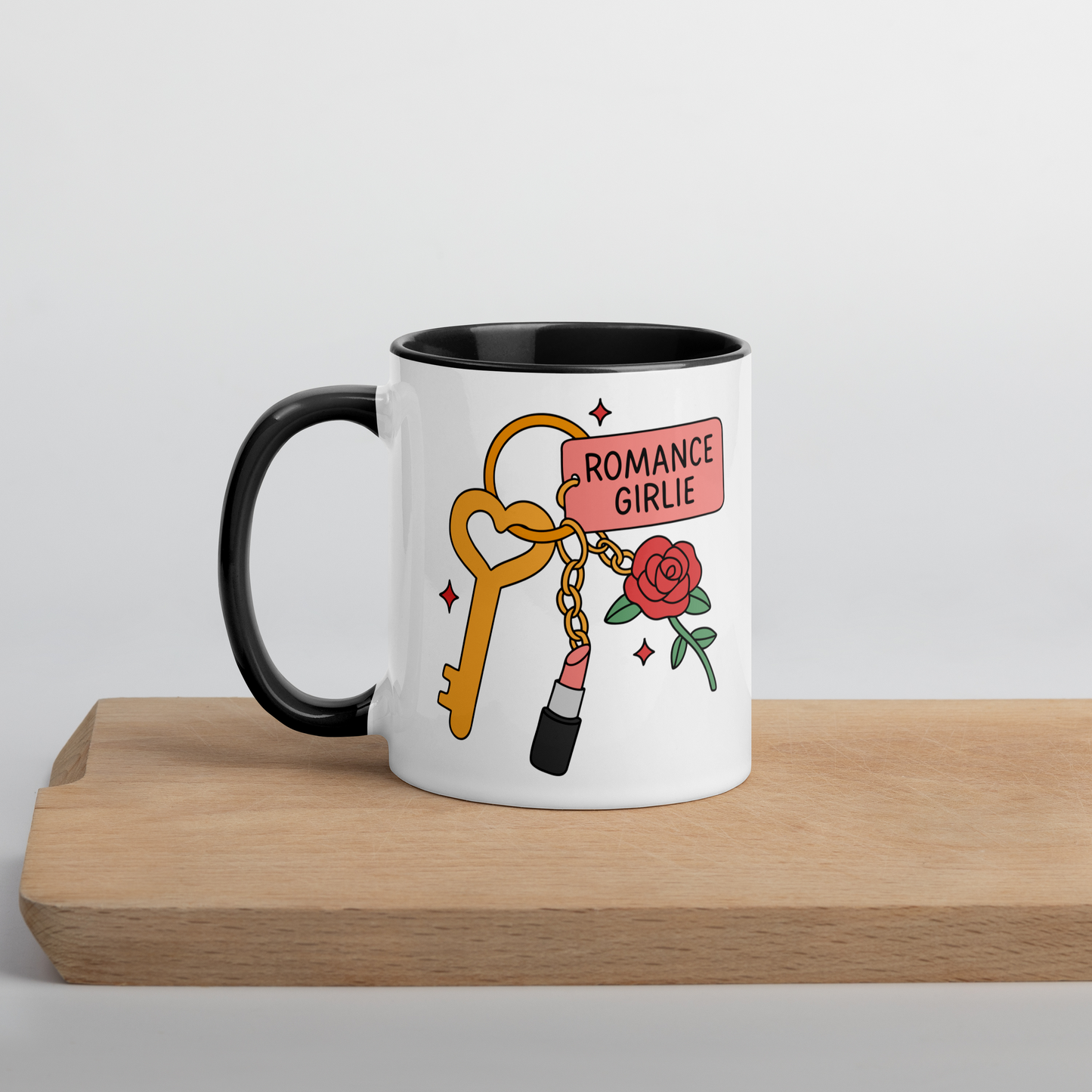 Romance Girlie Bookish Color Mug