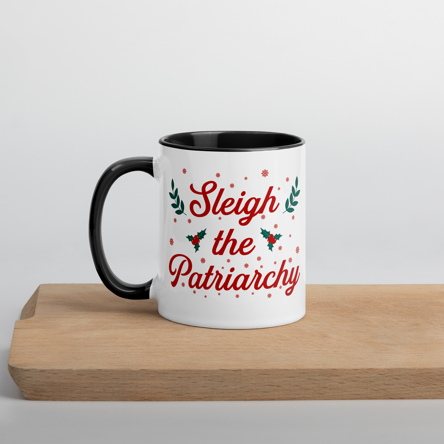 Sleigh the Patriarchy Christmas Color Mug