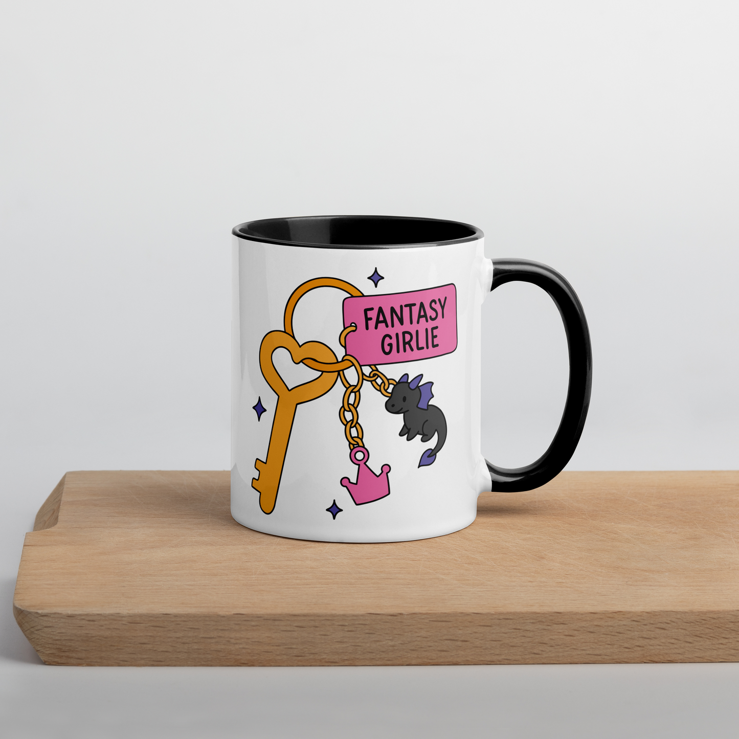 Fantasy Girlie Bookish Color Mug