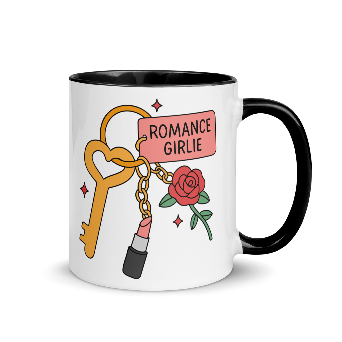 Romance Girlie Bookish Color Mug