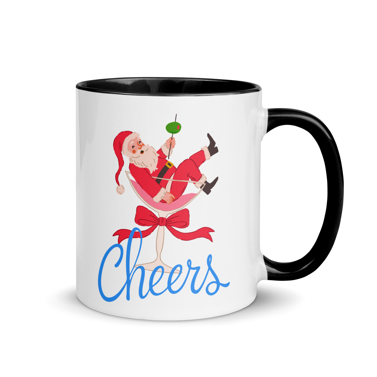 Cheers Santa Christmas Color Mug