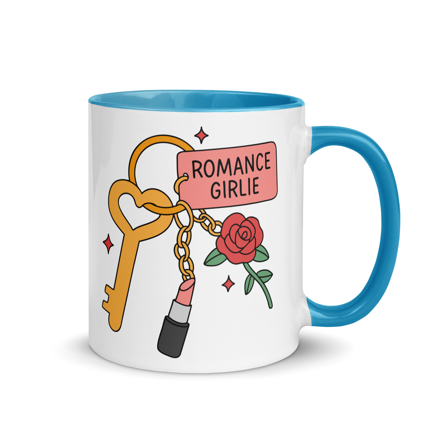 Romance Girlie Bookish Color Mug