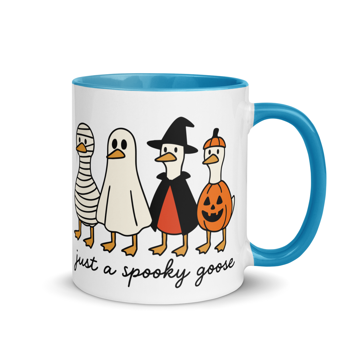 Just a Spooky Goose Halloween Color Mug