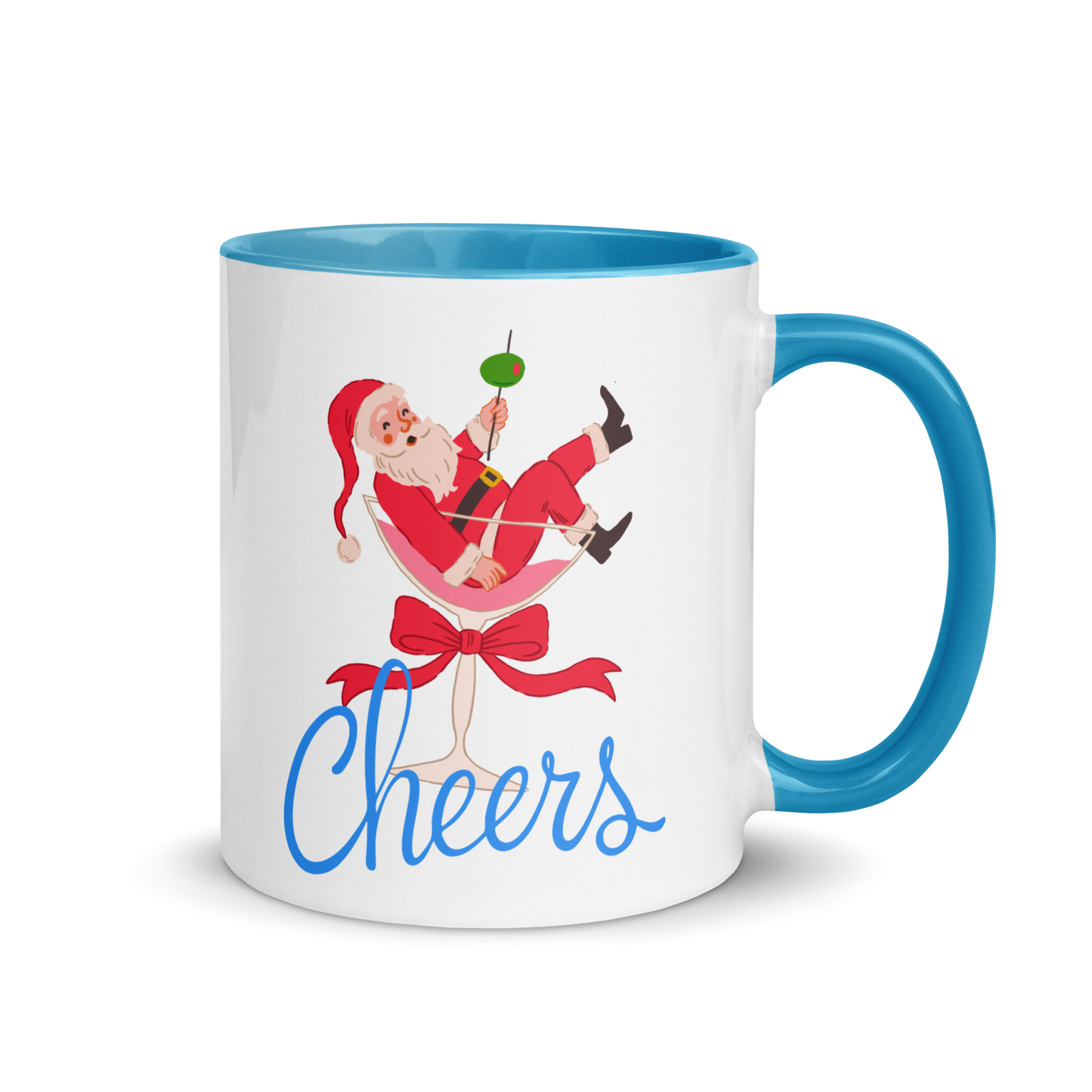 Cheers Santa Christmas Color Mug