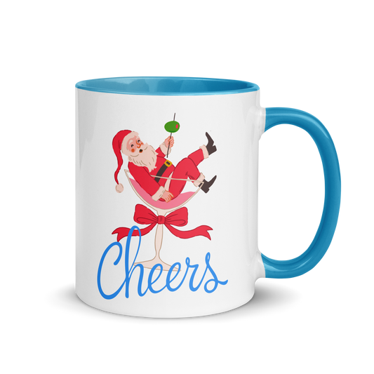 Cheers Santa Christmas Color Mug