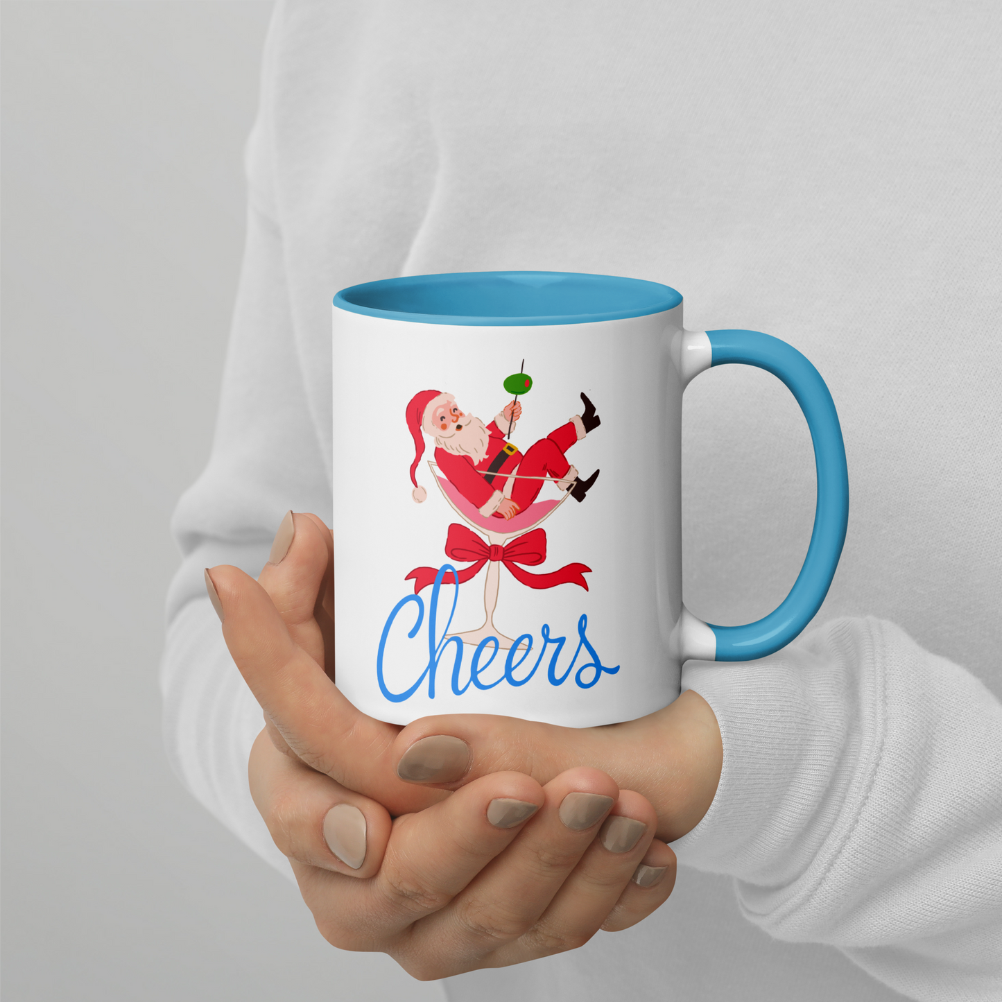 Cheers Santa Christmas Color Mug