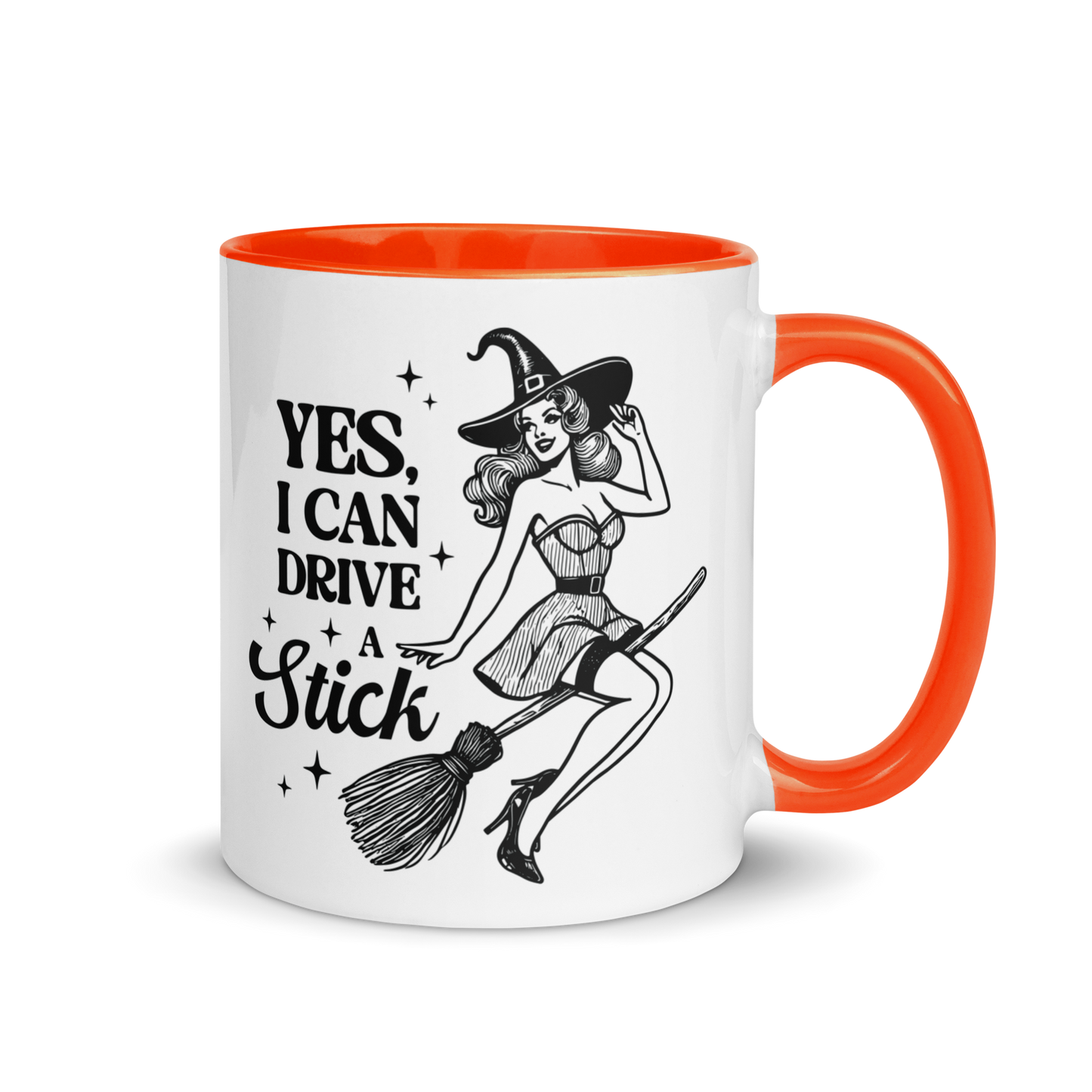 Yes I Can Drive a Stick Color Mug