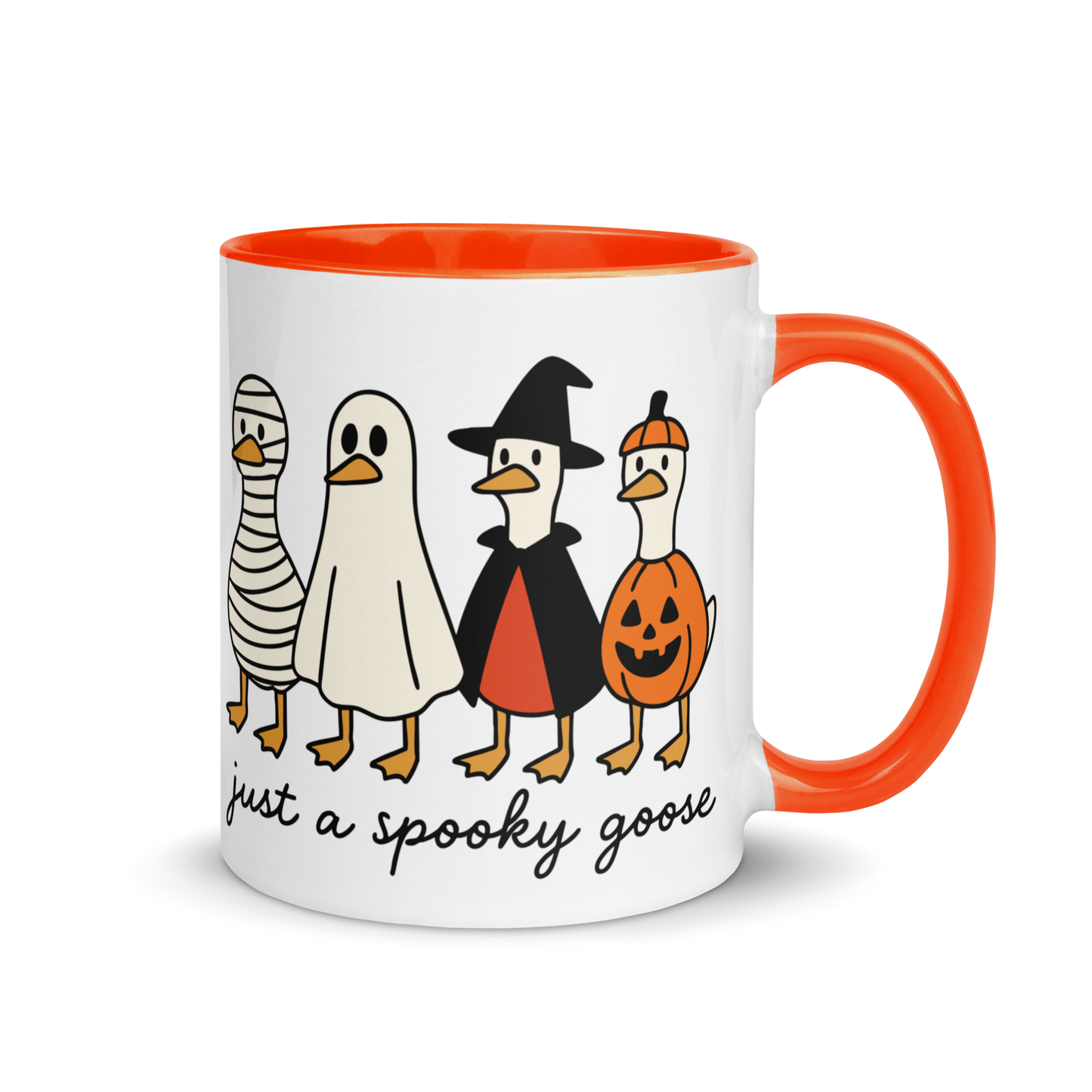 Just a Spooky Goose Halloween Color Mug